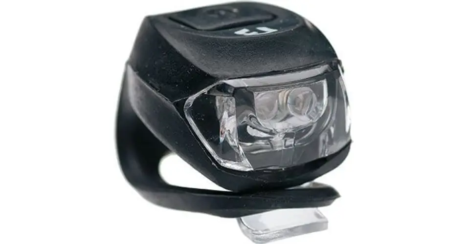 Bikefun Pixie elemes hátsó szilikonos villogó lámpa, 2 LED, fekete Kiárusítás
